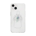 まきたお優のしあわせてんし Soft Clear Smartphone Case