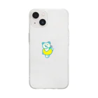 はっさくまの日用品のはっさくまのGood Luck（小） Soft Clear Smartphone Case