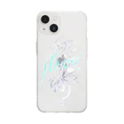 manako*Muse*のflower Soft Clear Smartphone Case