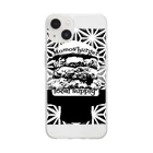 Momos.burger2017の盃burger2022 Soft Clear Smartphone Case