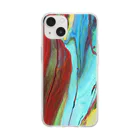 m/artworkのpastel Soft Clear Smartphone Case