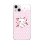 ♡らぶうさ♡のらぶうさ　ラブリー♡スマホケース Soft Clear Smartphone Case