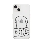 おえかきべやのDOG!!! Soft Clear Smartphone Case