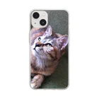 🌸さくらねこ見守り隊🌸のはなちゃん Soft Clear Smartphone Case