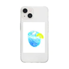 Surreal is fantastic！のソーダと白くま Soft Clear Smartphone Case