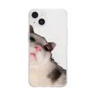 にゃんにゃんのねこちゃ Soft Clear Smartphone Case