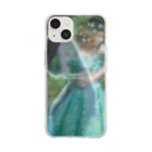 【ホラー専門店】ジルショップの美しい緑と女性たち Soft Clear Smartphone Case