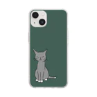 猫まみれ小店の靴下ニャンコ Soft Clear Smartphone Case