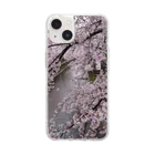 ayumi(元接客業、今は専業主婦)🇺🇦の桜 Soft Clear Smartphone Case