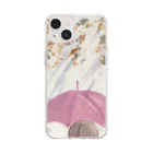 Chiyon 水彩とお花のアートのRain Soft Clear Smartphone Case