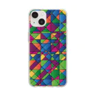 Contemporary　ArtのRandom color Soft Clear Smartphone Case