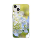 rumi0316の紫陽花 Soft Clear Smartphone Case