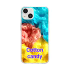 マリーゴールドのCotton　candy Soft Clear Smartphone Case