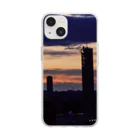 えびたろの札幌の夕日 Soft Clear Smartphone Case