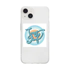 TommoolのTOMMY SURF　クラシックロゴ Soft Clear Smartphone Case