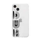 chilloutmunchiesのDUBDUBDUB_タテ Soft Clear Smartphone Case