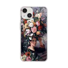 世界の絵画アートグッズのシモン・サン＝ジャン《女庭師》 Soft Clear Smartphone Case