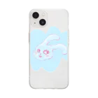 ‧⁺ ⊹˚.のうさぎ Soft Clear Smartphone Case