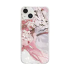 おとの桜2 Soft Clear Smartphone Case