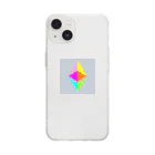 crypto-loverのCawaii イーサリアム Soft Clear Smartphone Case