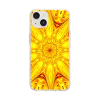 Anna’s galleryのSunflower Soft Clear Smartphone Case