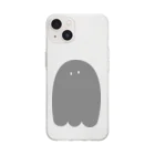 Oui Letterのおばけちゃん Soft Clear Smartphone Case