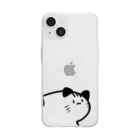 ニワトリの猫？ Soft Clear Smartphone Case