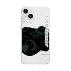 j_ichikawaのカメラマンTシャツ No01 Soft Clear Smartphone Case