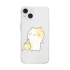 ぽわふにゃーと。のヨーヨー Soft Clear Smartphone Case