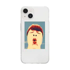 ちるどんのちるどん・キス Soft Clear Smartphone Case