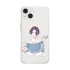 MegSugitaの12星座ちゃん、天秤座の子 Soft Clear Smartphone Case