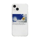 yuu all rightの〝空とひまわり〟向日葵 Soft Clear Smartphone Case