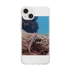 uminonakaのしのびはぜ Soft Clear Smartphone Case