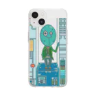 CRAZY WEのウチュウジン Soft Clear Smartphone Case