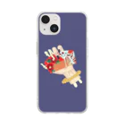 采-aya-の櫛 Soft Clear Smartphone Case