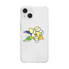 フルツの6/30 誕生花「クチナシ」 Soft Clear Smartphone Case