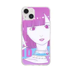 ブルーベリーチョコのmaid×nurse Soft Clear Smartphone Case