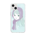 さくさくのpale Soft Clear Smartphone Case