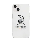 amrtamのアムルタムうさちゃん Soft Clear Smartphone Case