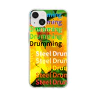 風車堂の22-Steel Drumming Soft Clear Smartphone Case