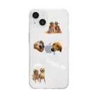 犬のだいあんのiPhoneケースデザイン Soft Clear Smartphone Case