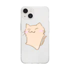 まりにゃんずのぽよぽよ あいにゃん Soft Clear Smartphone Case