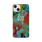 dcp オフィシャルグッズのdcpロゴ Soft Clear Smartphone Case