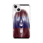 栖周 (sumi amane)の鼻つっぺ少女 Soft Clear Smartphone Case