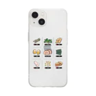 高堂玲/イラストの方のラーメントッピング Soft Clear Smartphone Case