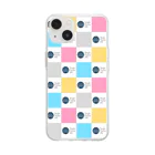 SingleParent101のシングルペアレント101公式ロゴカラフルパターン Soft Clear Smartphone Case