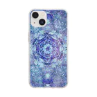 Anna’s galleryの碧の結晶 11 Soft Clear Smartphone Case