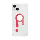 dacca designのblooooooooooood Soft Clear Smartphone Case