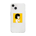 古墳の女の子 Soft Clear Smartphone Case