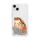 LalaHangeulのTOAD (ヒキガエル) 英字バージョン Soft Clear Smartphone Case